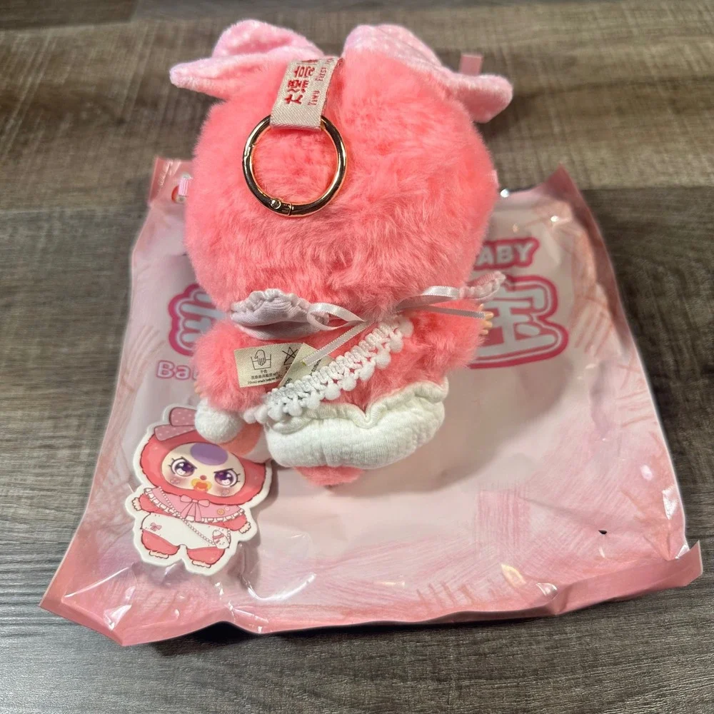 Cureplaneta Baby Three Plush Blind Box Unisex OS Pink Bunny Fuzzy Charm